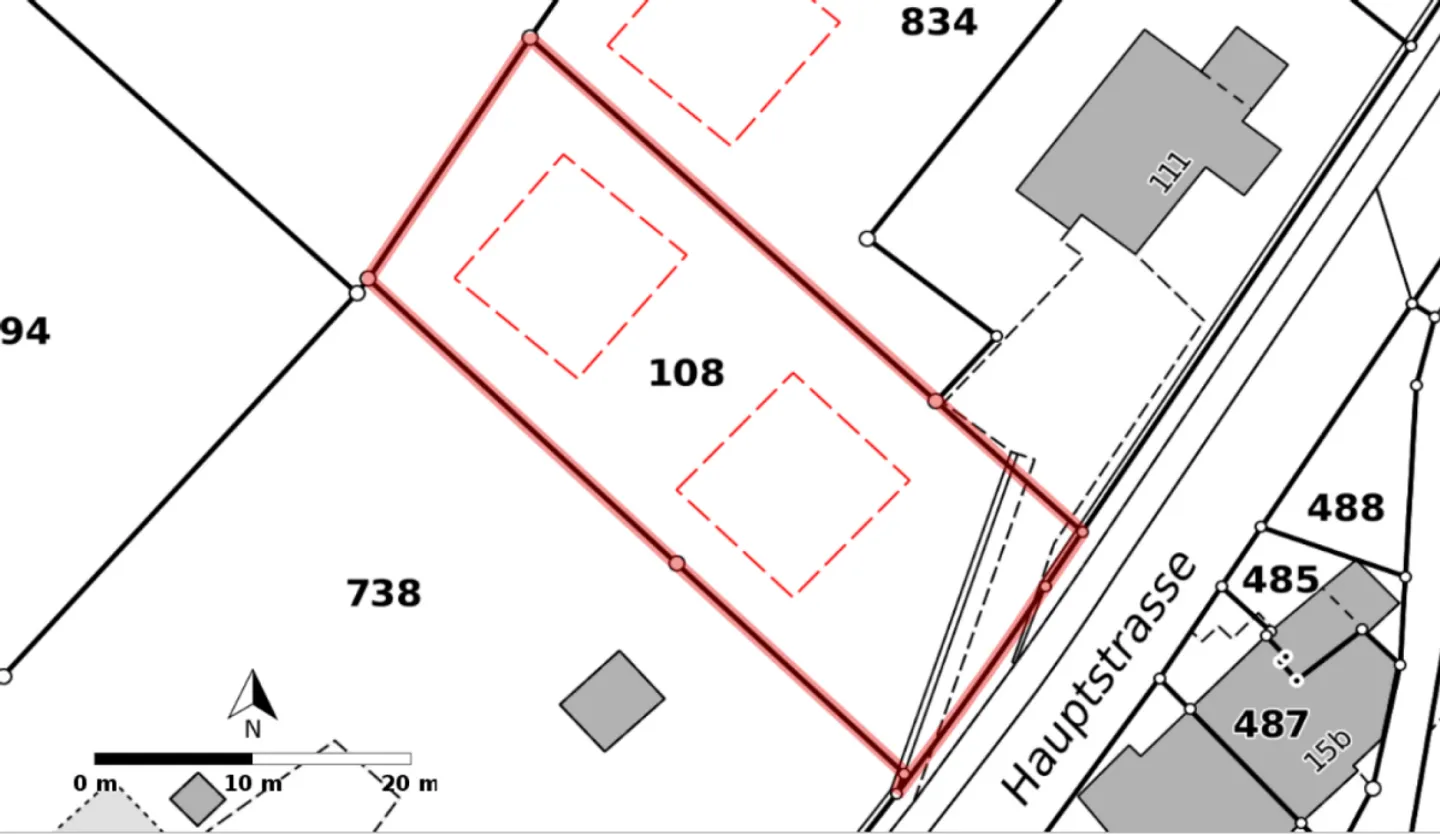 Erstklassiges Bauland für 4 Häuser - Foto 3 von 3