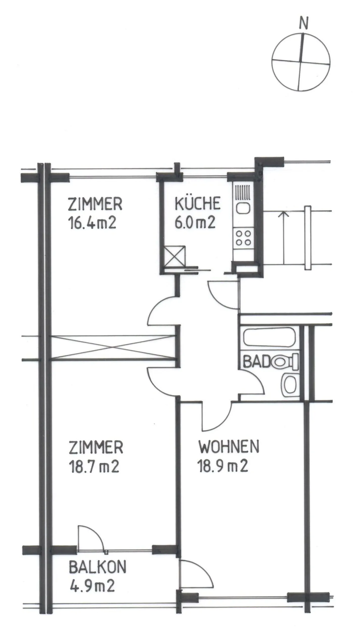 Zu vermieten in Baden auf 01.03.2026, Ortsteil Kappelerhof - Foto 3 von 4