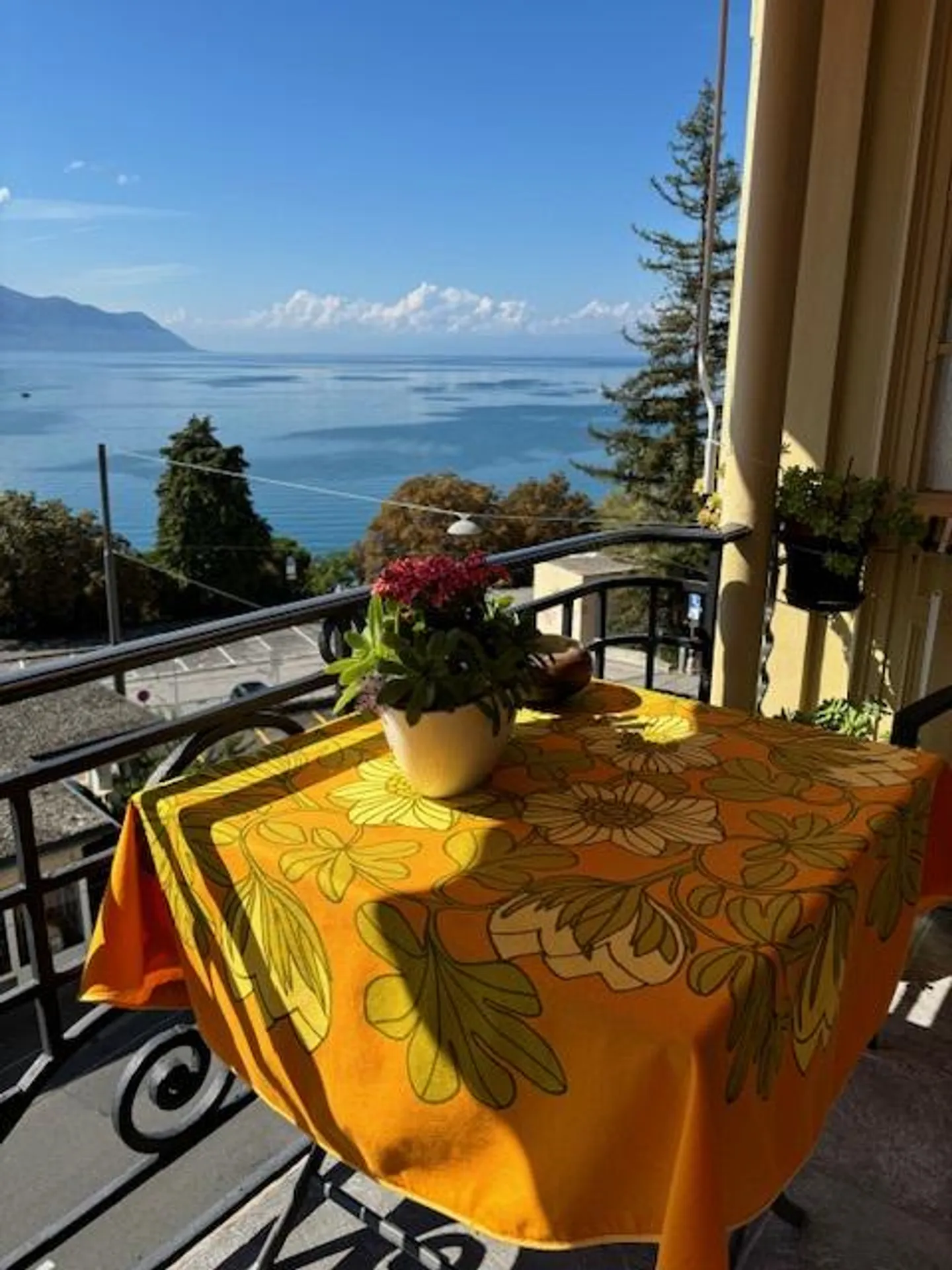 Magnificent 3.5-room apartment with furnished panoramic view of the lake in Territet - Photo 1 of 11