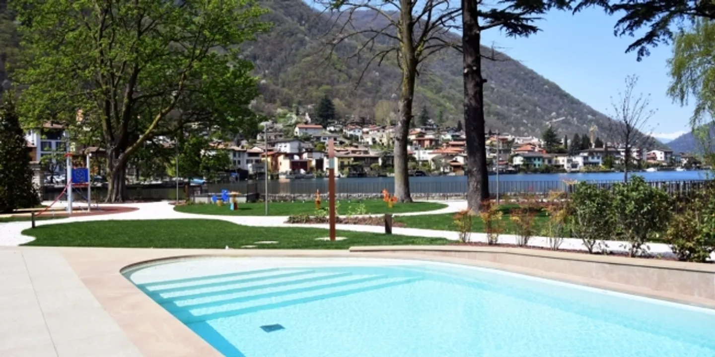 Elegant duplex in a residential complex with lake view in Lugano - Photo 5 of 20