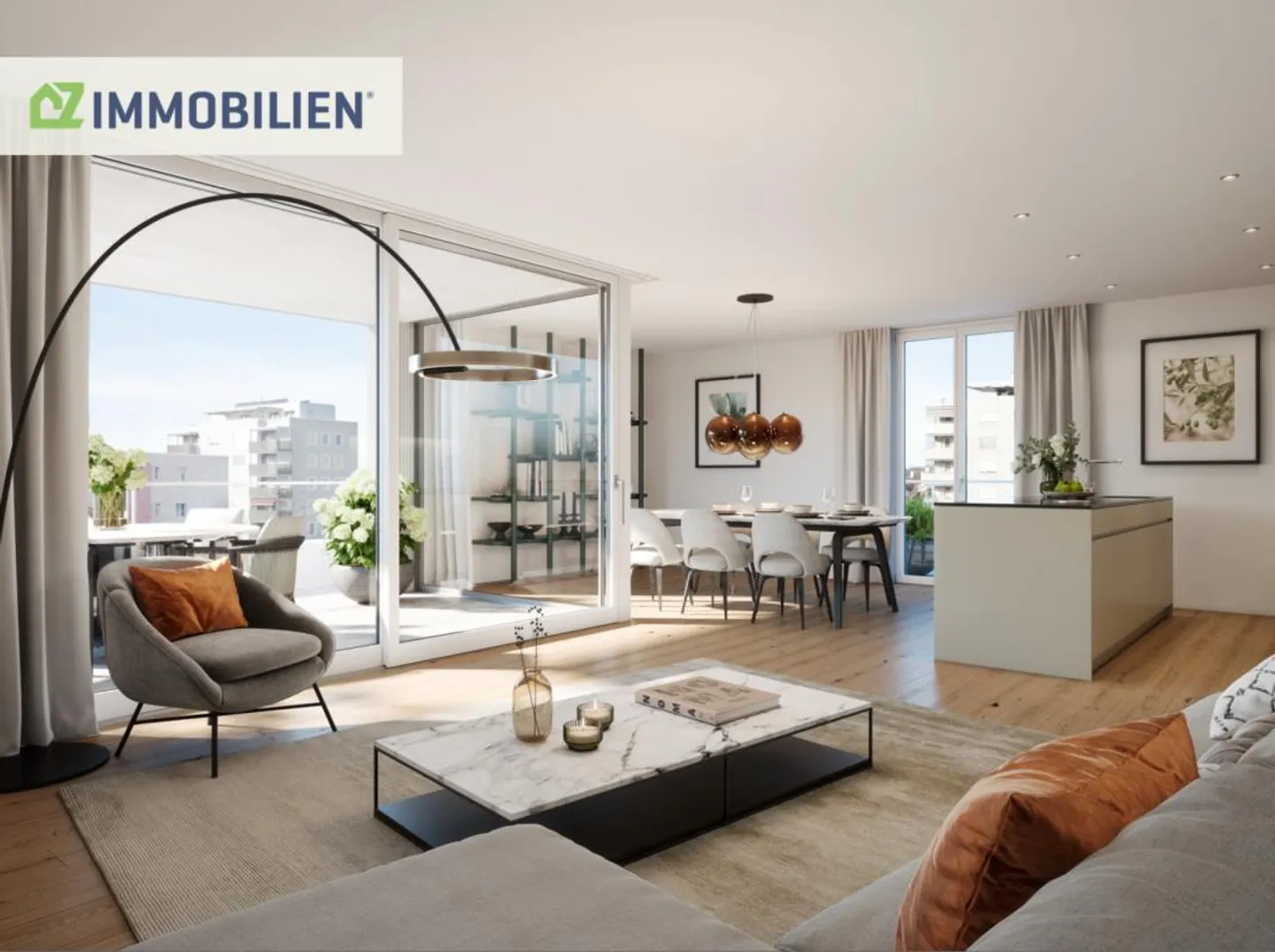 Traumhafte Attikawohnung mit grosszügiger Dachterrasse - Foto 1 von 4