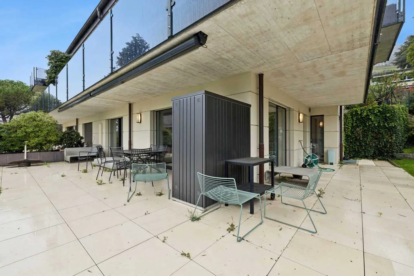 Moderne 3.5-Zimmer Gartenwohnung in Corseaux - Foto 3 von 13