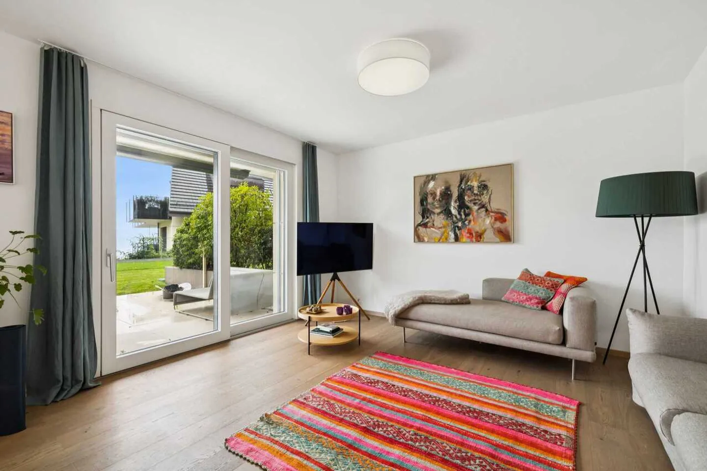 Moderne 3.5-Zimmer Gartenwohnung in Corseaux - Foto 8 von 13