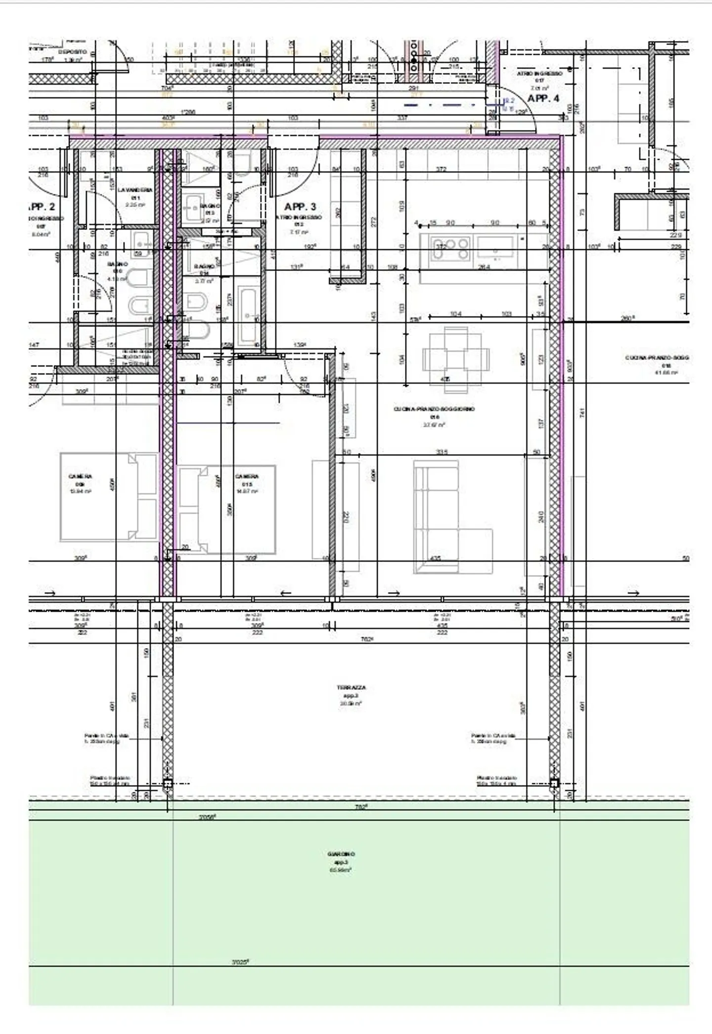 Appartamento di 2.5 locali con giardino e terrazza coperto - Foto 12 di 13