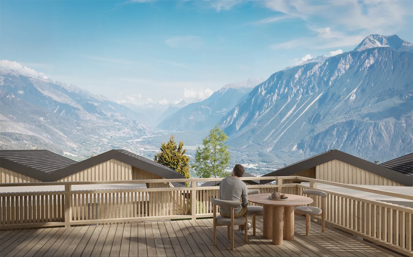 Magnificent chalet in Mollens with breathtaking view of the 4000 Valais mountains - Photo 9 of 10