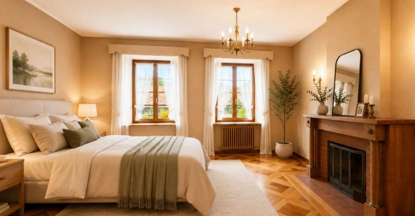 Authentische Charakterwohnung im Herzen von Sainte-Croix - Foto 7 von 12