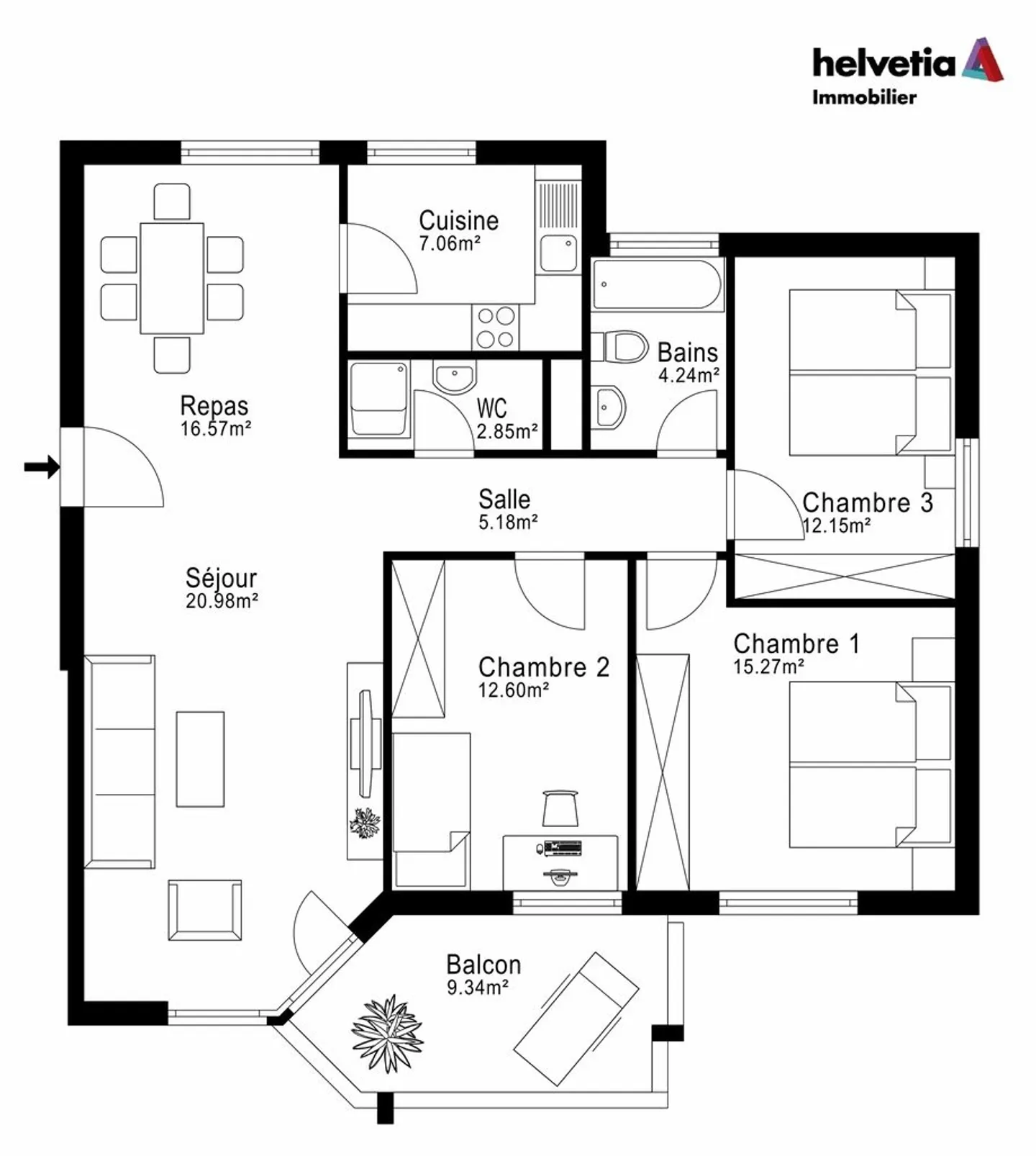 «Offrez-vous un appartement rénové en 2017» - Photo 9 of 10