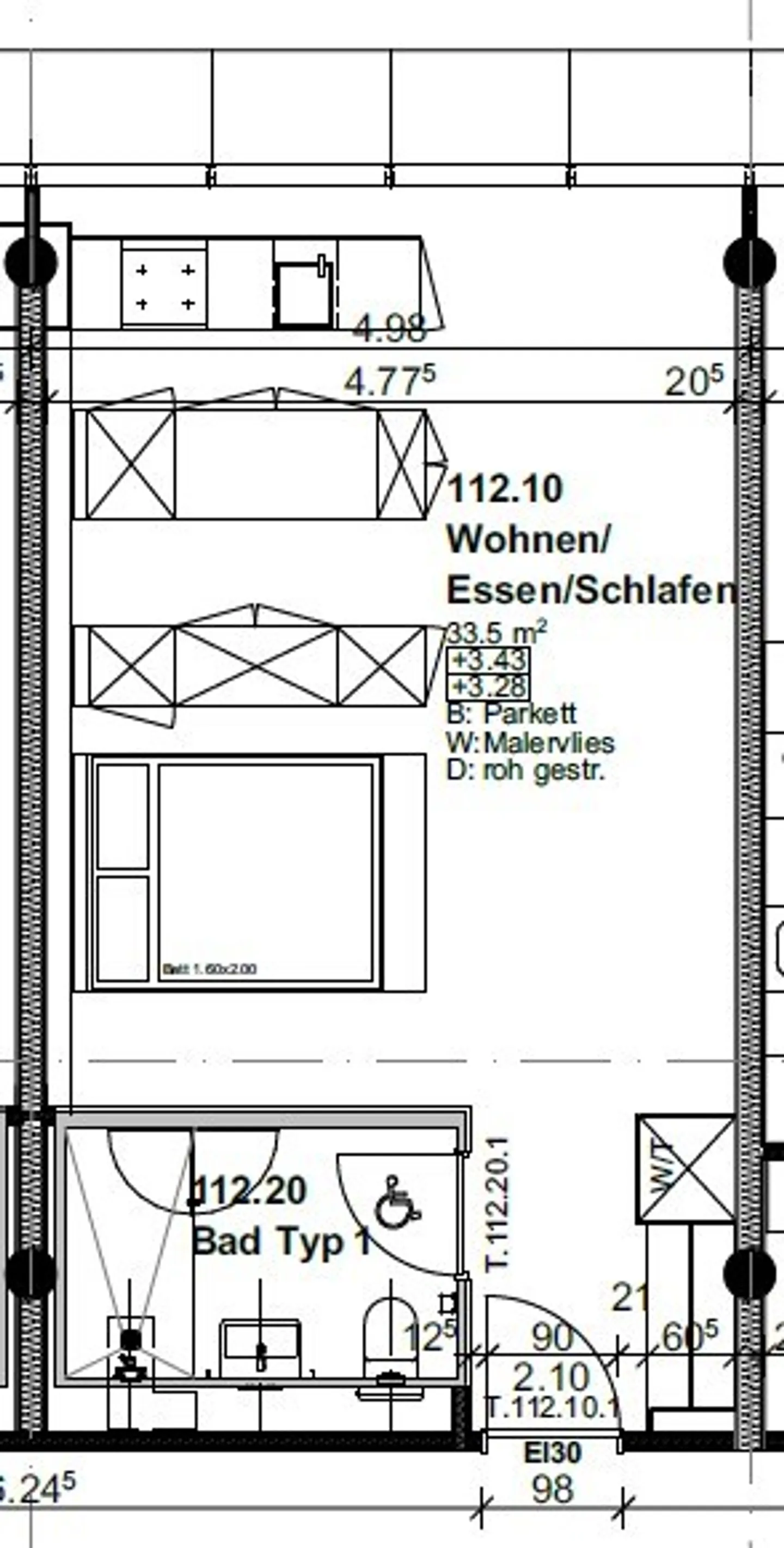 Appartement meublé 1.5 pièces - Photo 7 sur 7
