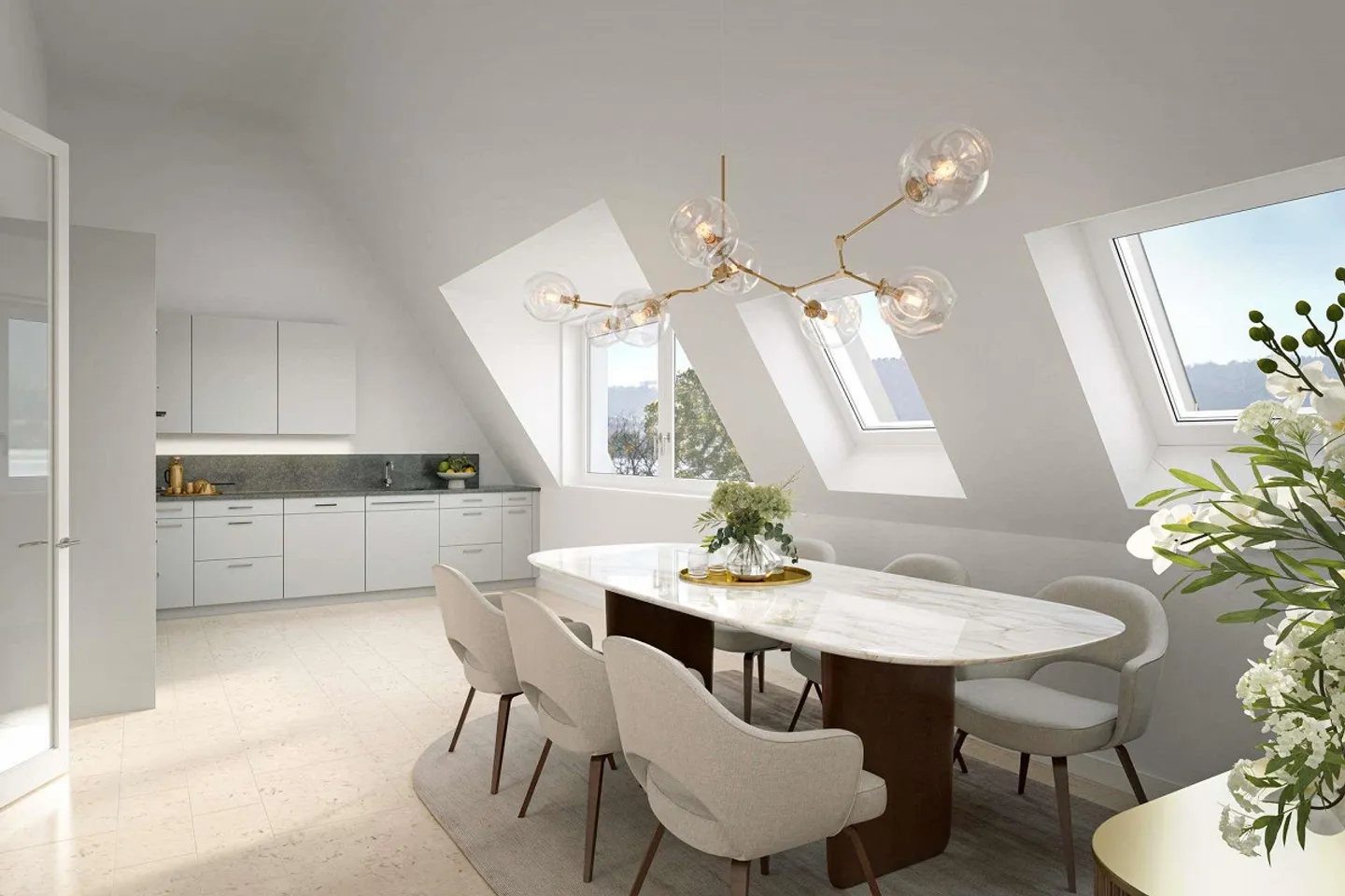 A pochi passi dal lago - Attico di 3,5 stanze con grande terrazza da godere - Foto 2 di 5