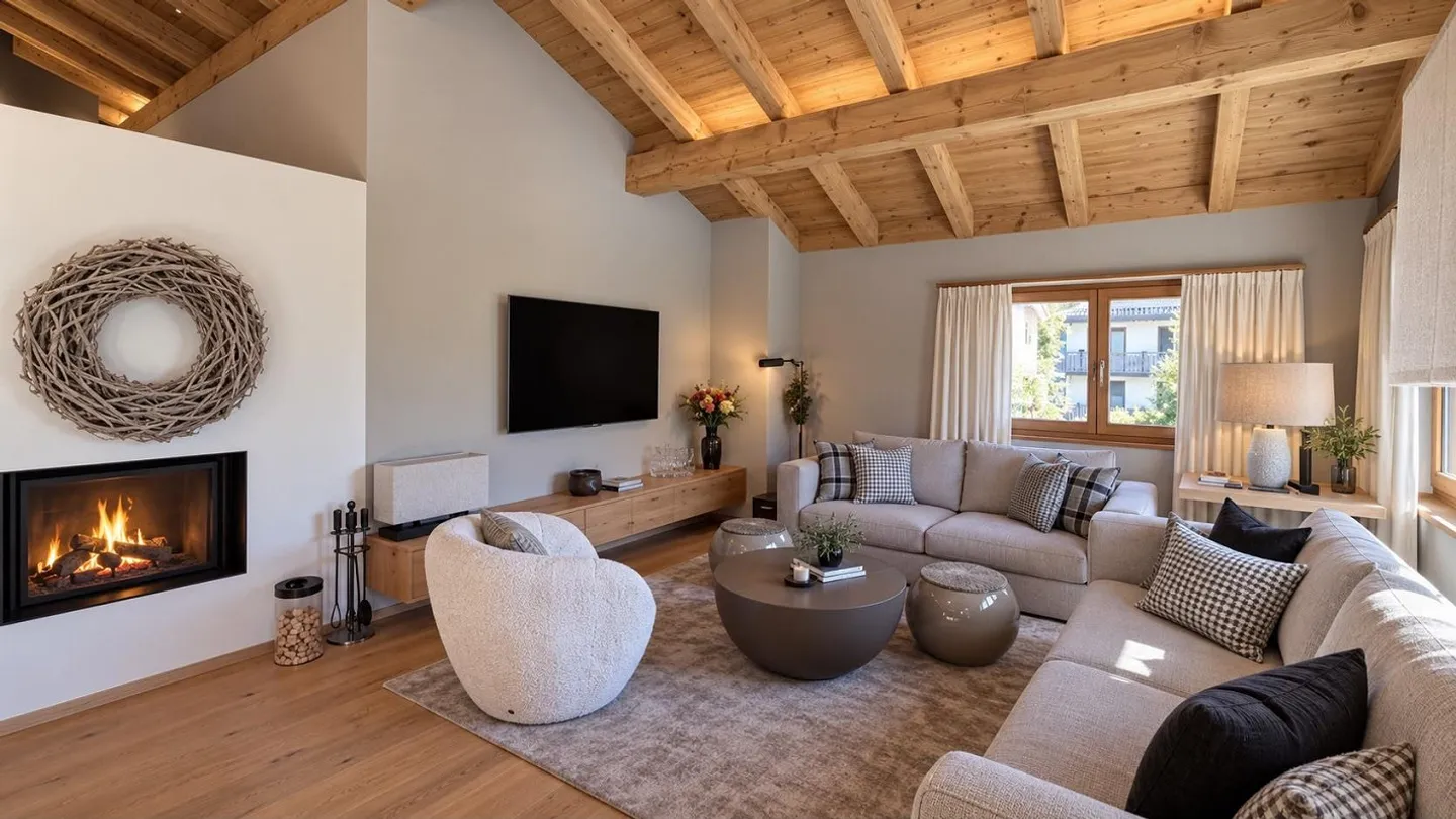 Stilvolles Penthouse in Klosters - Foto 3 von 15