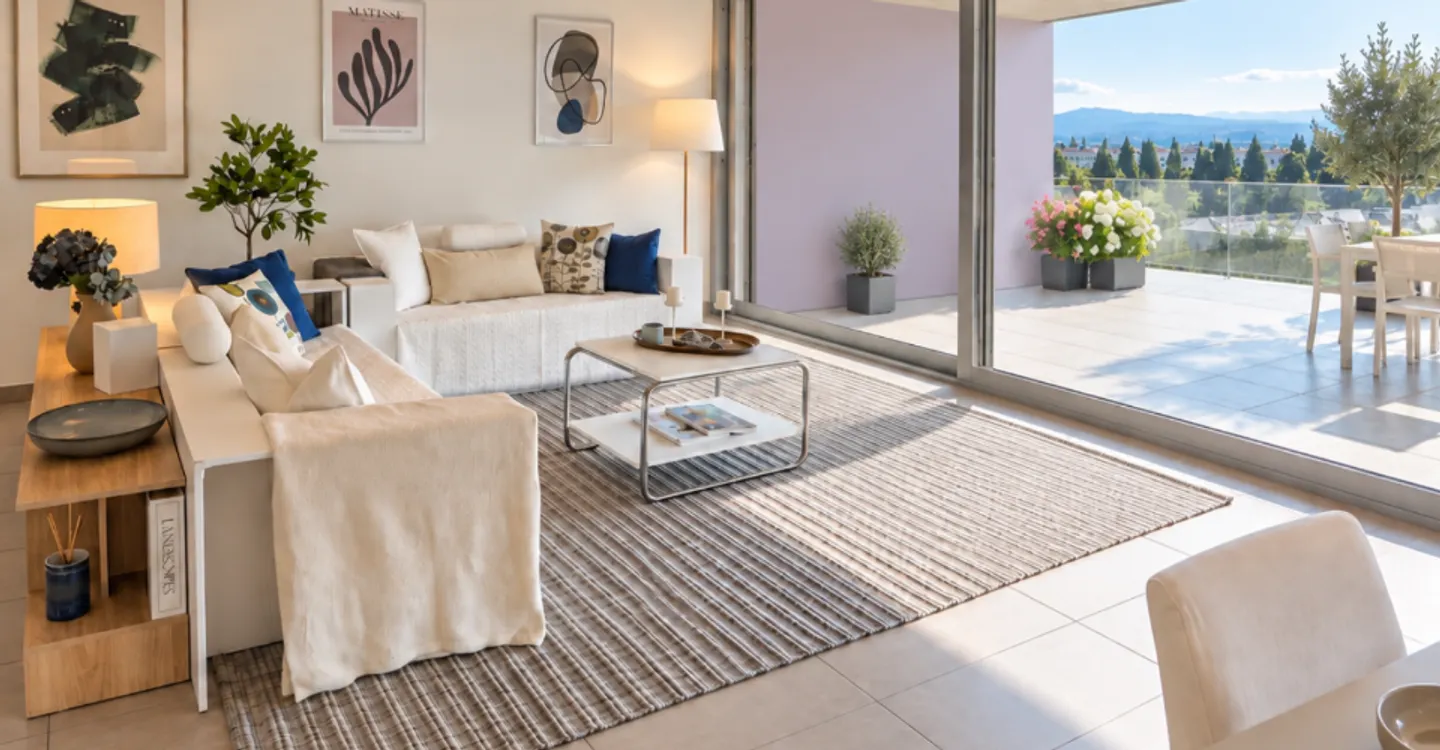 Appartement moderne avec grande terrasse - Photo 1 sur 9