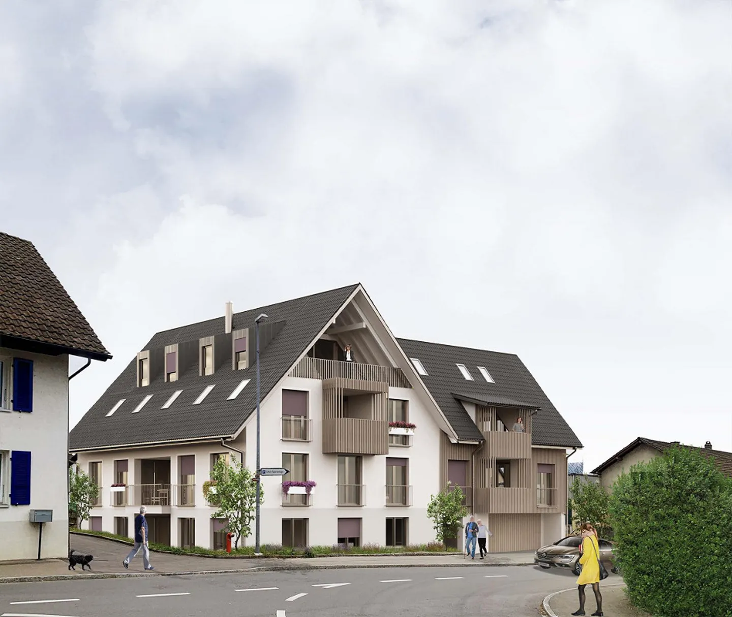 Charmante appartement de 3,5 pièces avec un sentiment de vie particulier... - Photo 2 sur 11