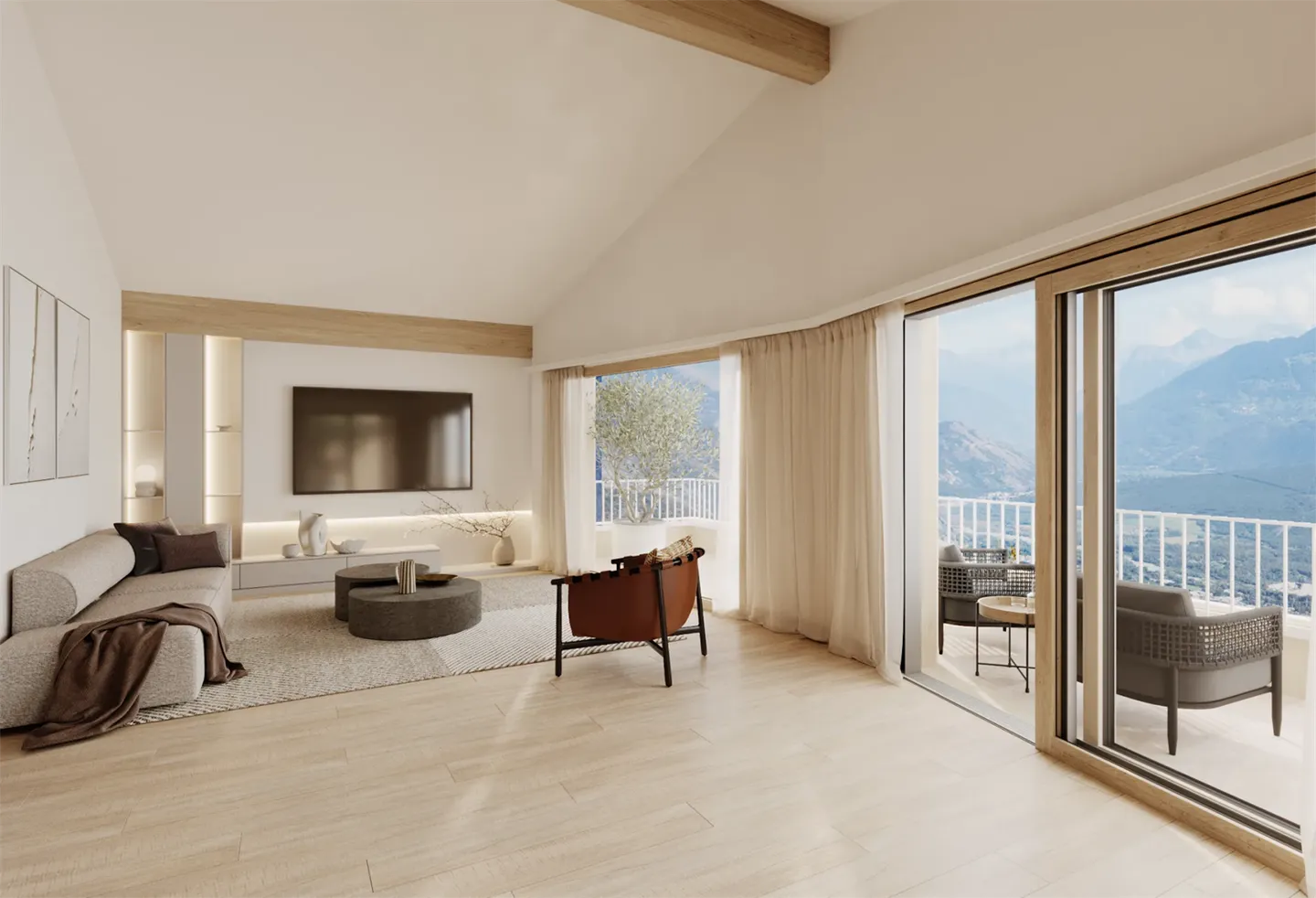 Moderne Chalets in Mollens Promotion Les Martelles - Foto 9 von 10