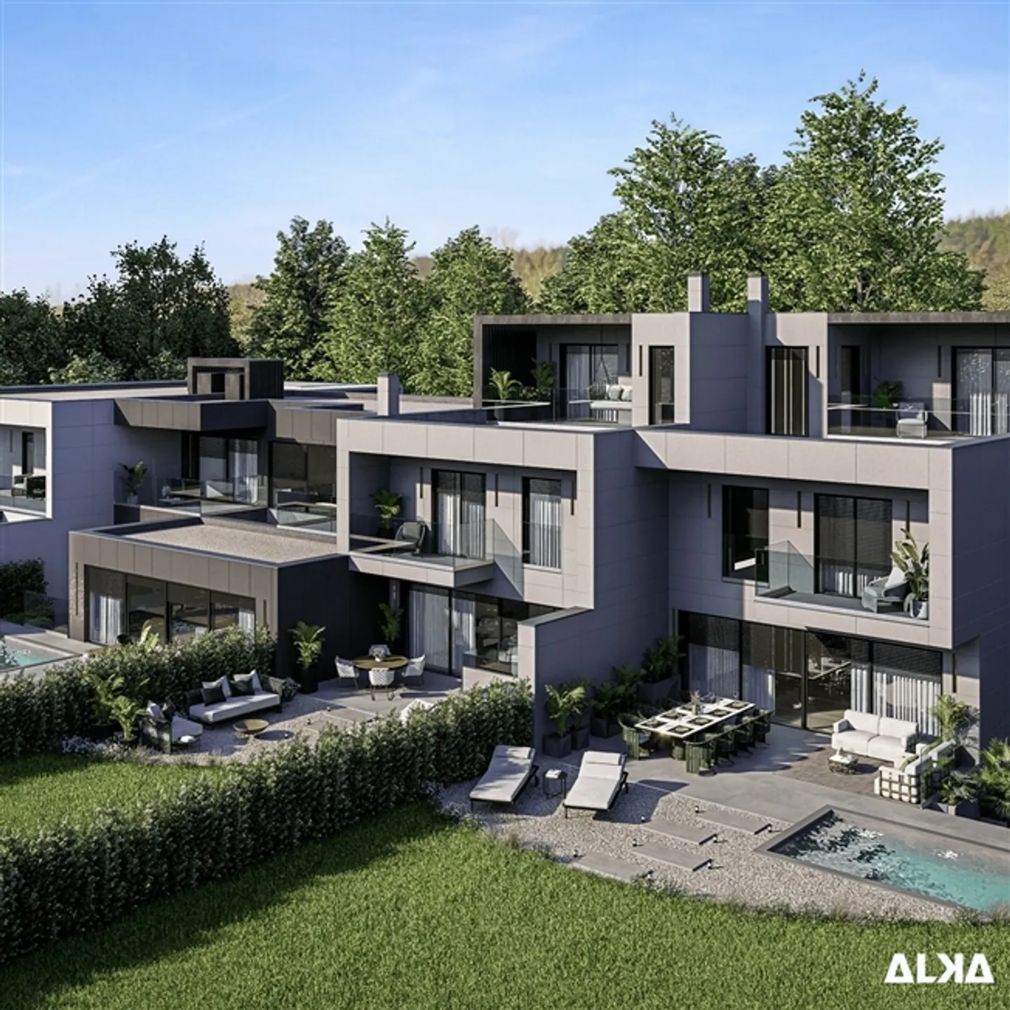 Malagnou166 | 4 residenze moderne a Goms - Foto 8 di 8