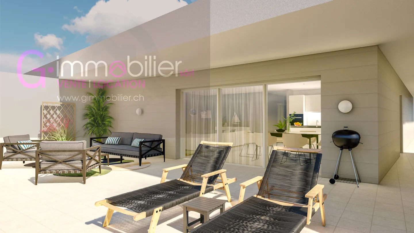 3.5-room penthouse 156m2 with panoramic terrace of 78m2 - Photo 1 of 5