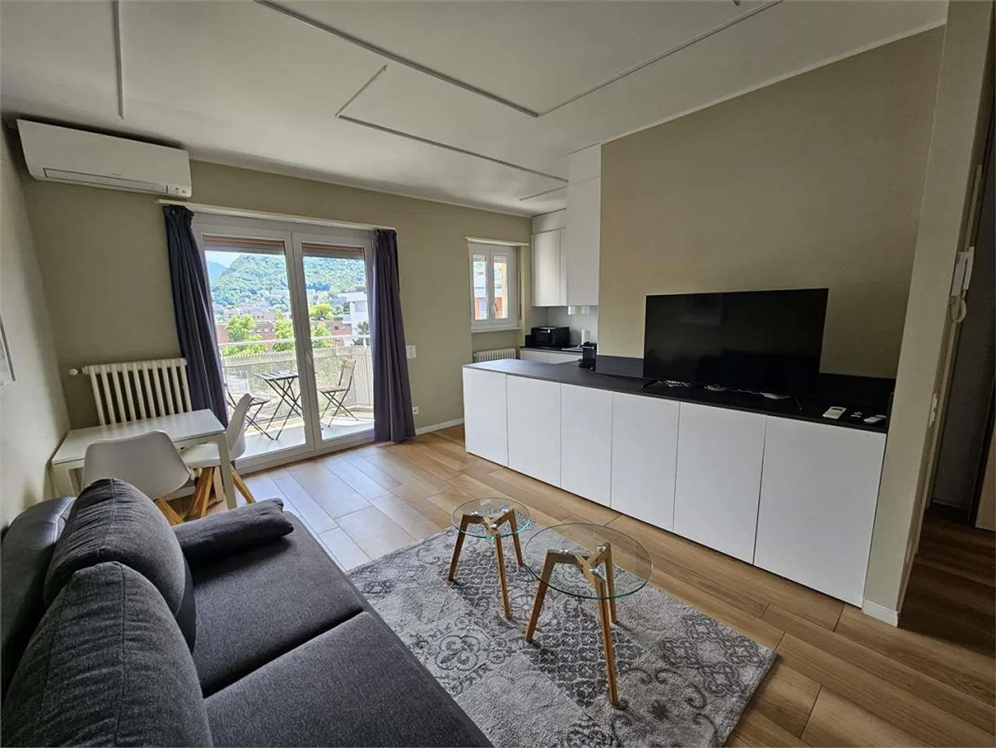 Lugano, möbliertes Einzimmerapartment zur Miete - Foto 3 von 8