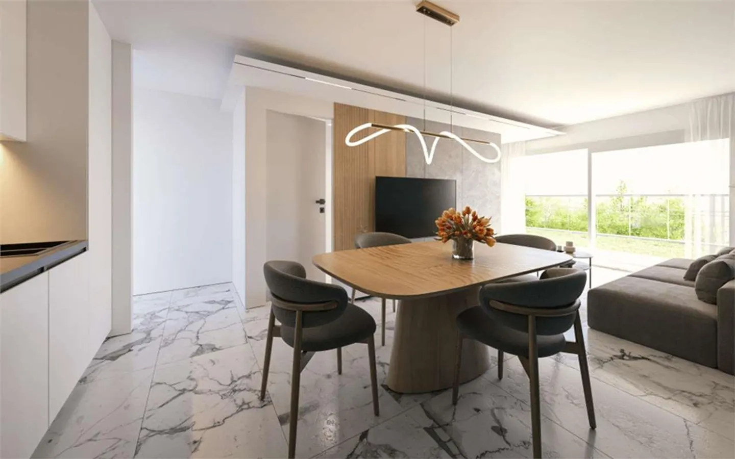 Residenza AVISTA - Elegant 2.5 rooms with terrace and garden - Photo 3 of 4