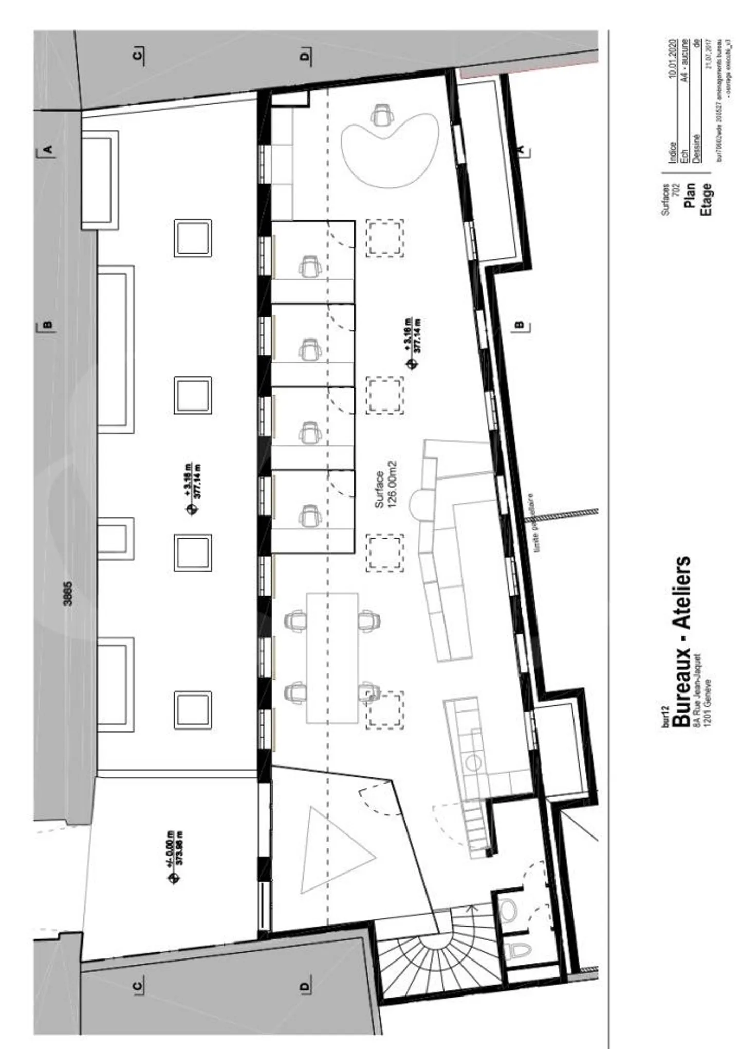 Rue Jean-Jaquet 8, Professioneller Raum von 322 m² - Foto 1 von 5
