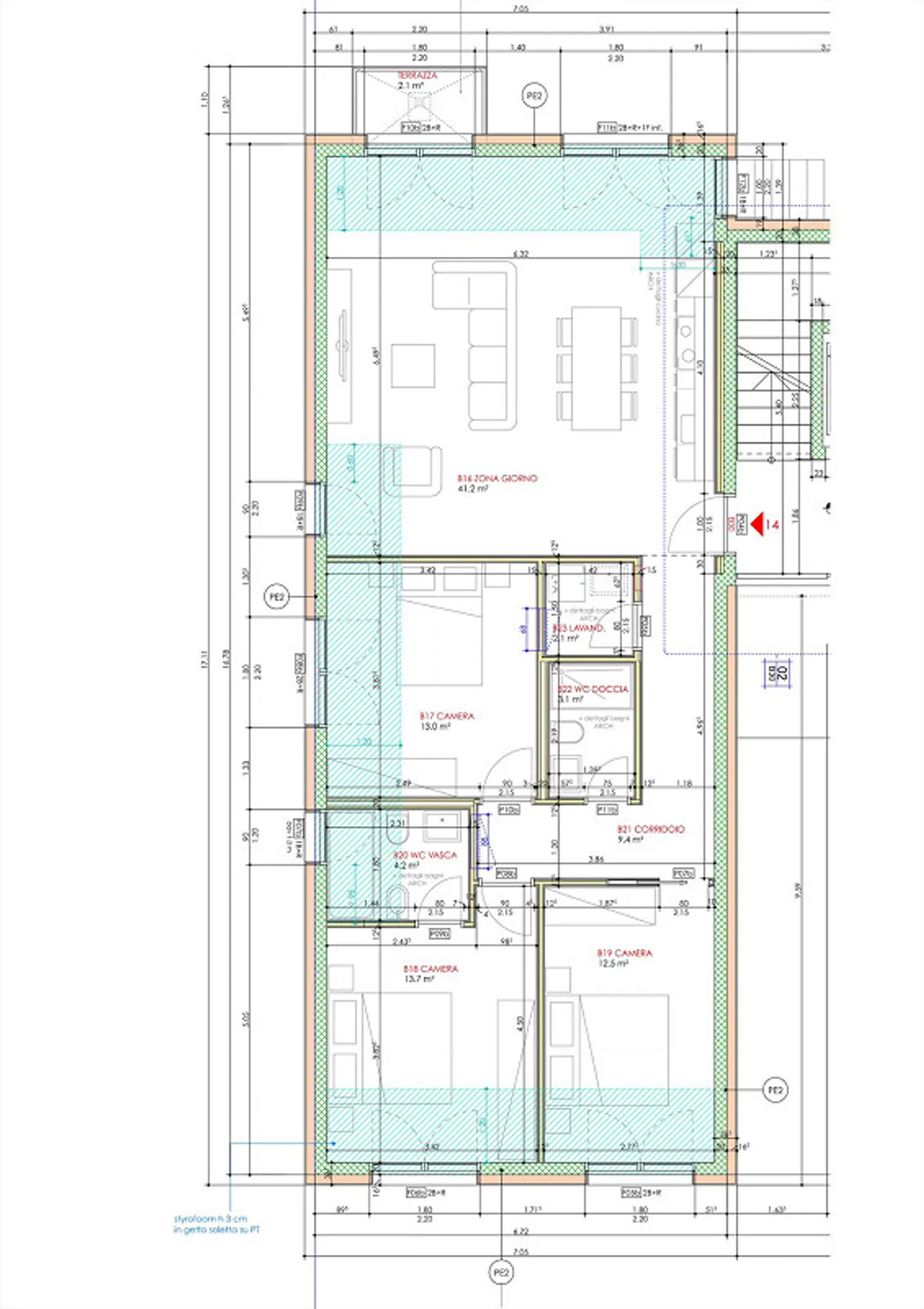 Appartamento 4.5 locali con giardino a Claro - Photo 14 sur 15