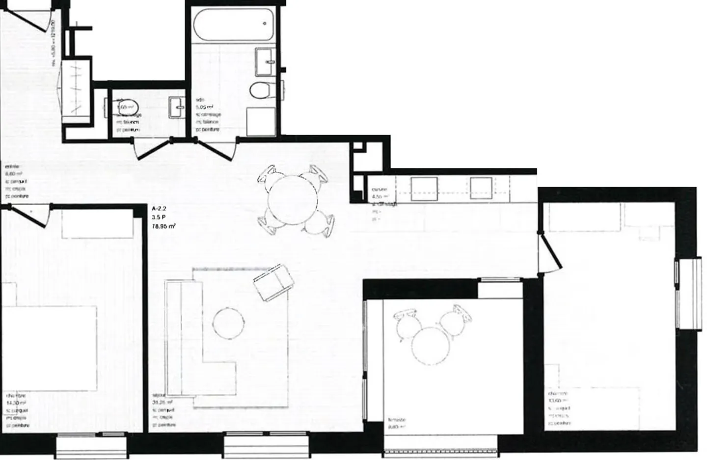 Jahresmiete: neue Wohnung im Herzen des Dorfes Montana - Foto 1 von 4