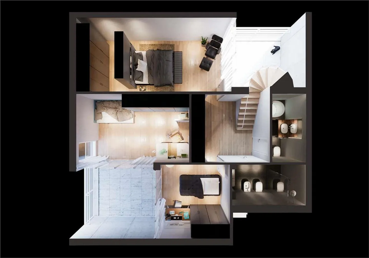 Duplex exclusif de 4.5 pièces au cœur de Cassarate - Photo 12 sur 12