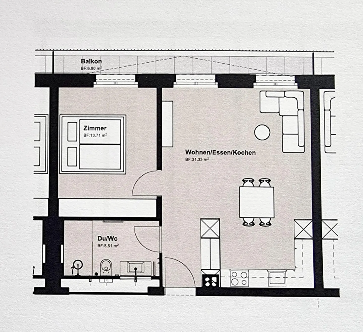 Appartement 2.5 pièces à Chur Kleinbruggen - Nouvelle construction décembre 2025 première occupation - Photo 1 sur 8
