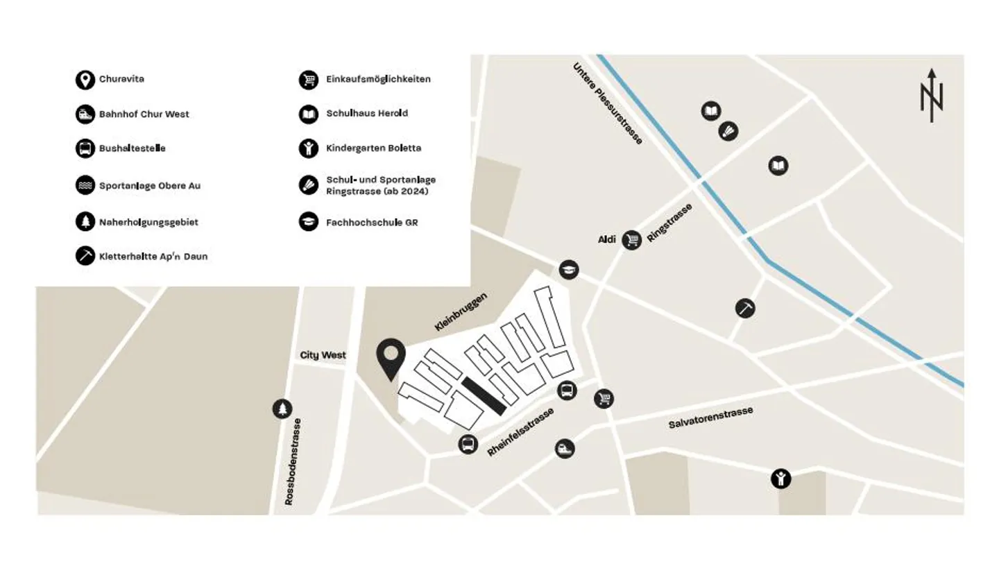 Appartement 2.5 pièces à Chur Kleinbruggen - Nouvelle construction décembre 2025 première occupation - Photo 7 sur 8