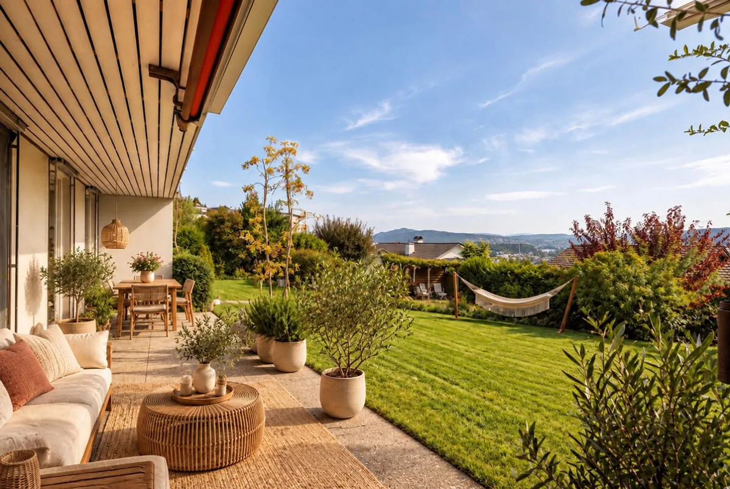 Geroldswil: Semi-Detached House with Garden and Beautiful Views - Photo 4 of 6
