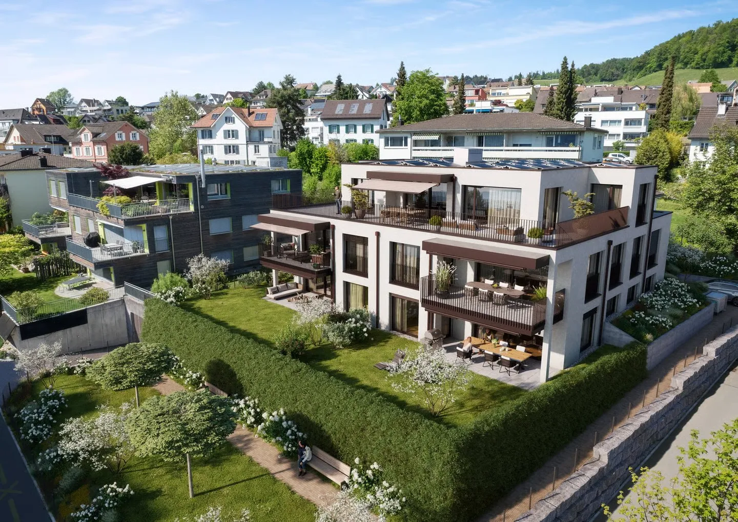 Neubau Gartenwohnung 4.5 Zimmer - Foto 3 von 8