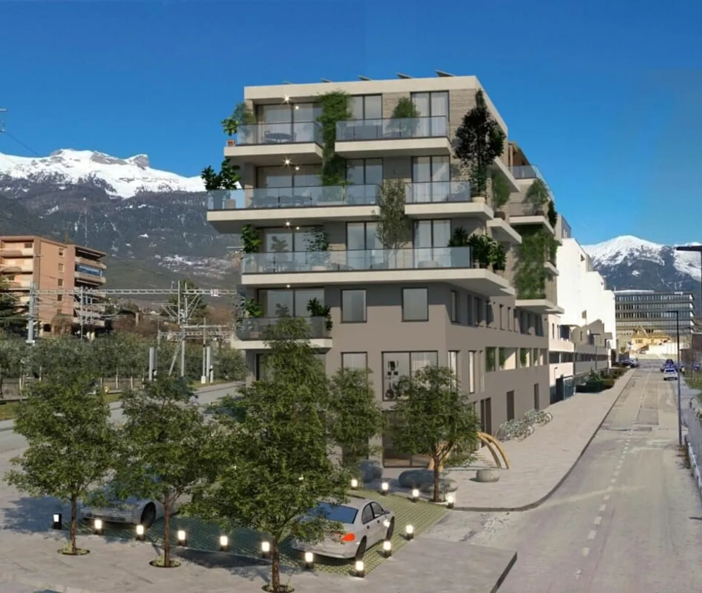 3,5-Zimmer-Wohnung in Sierre - Foto 1 von 12