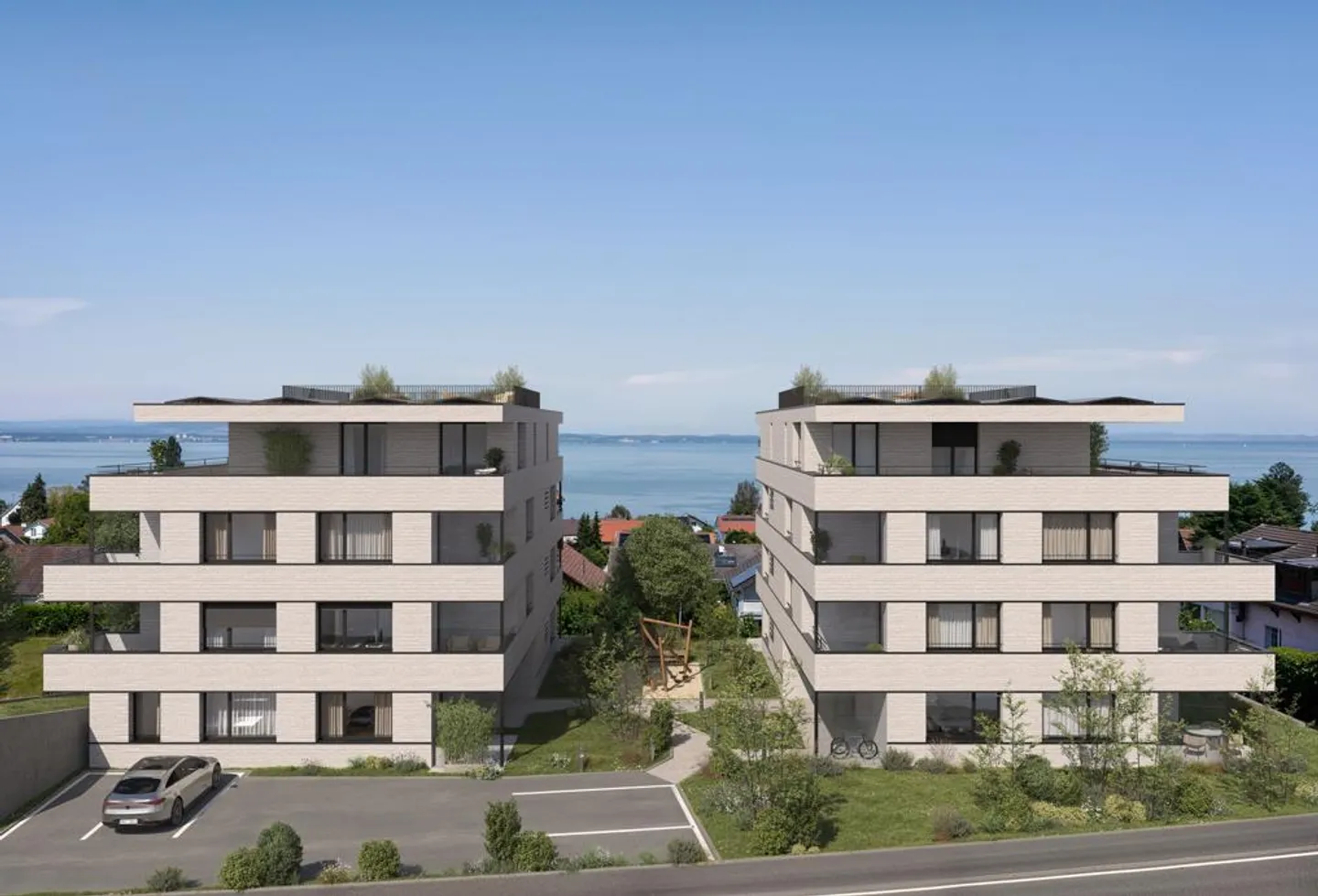 Appartements 2.5 pièces avec patio près du lac - Photo 1 sur 3