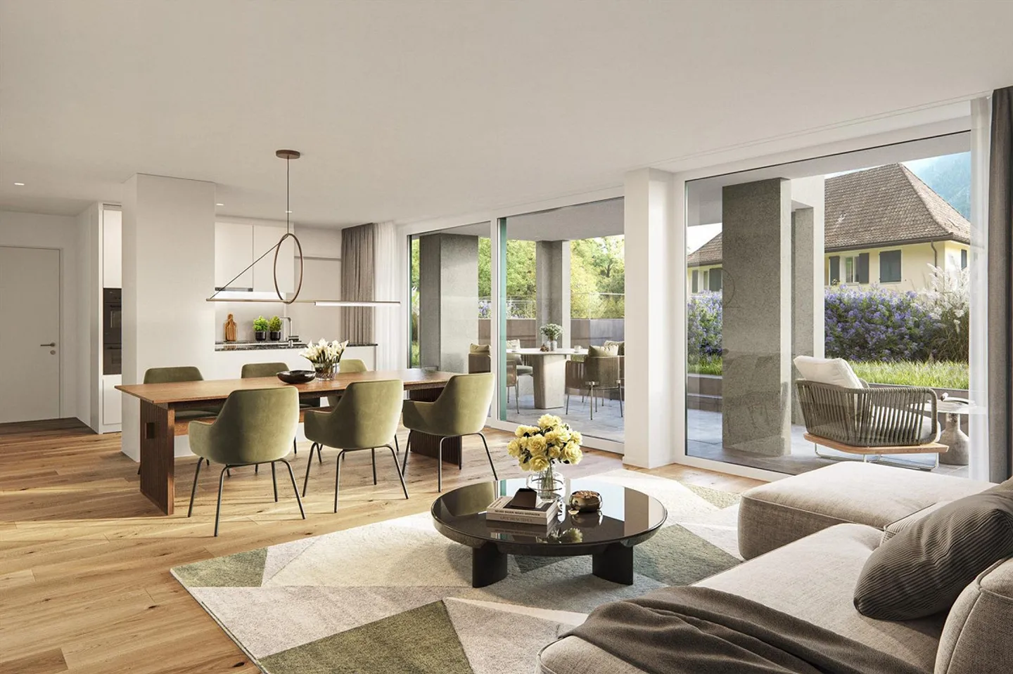 Appartement moderne de 3,5 pièces avec standard Minergie à Erstfeld - Photo 3 sur 7