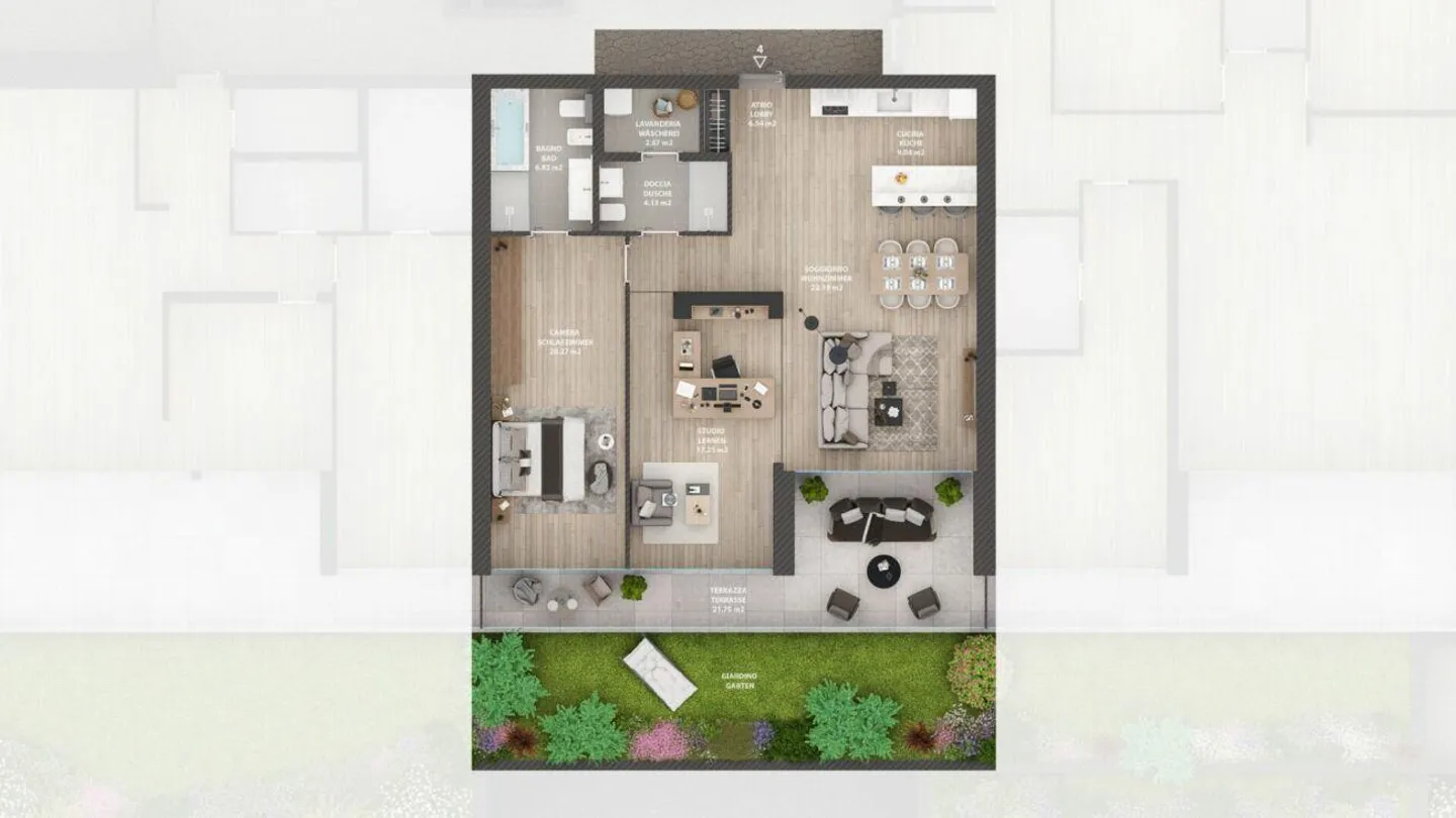 Portail vers le Paradis - Locarno Monti - Appartement de rez-de-chaussée 3.5 pièces (W4) - Photo 11 sur 12