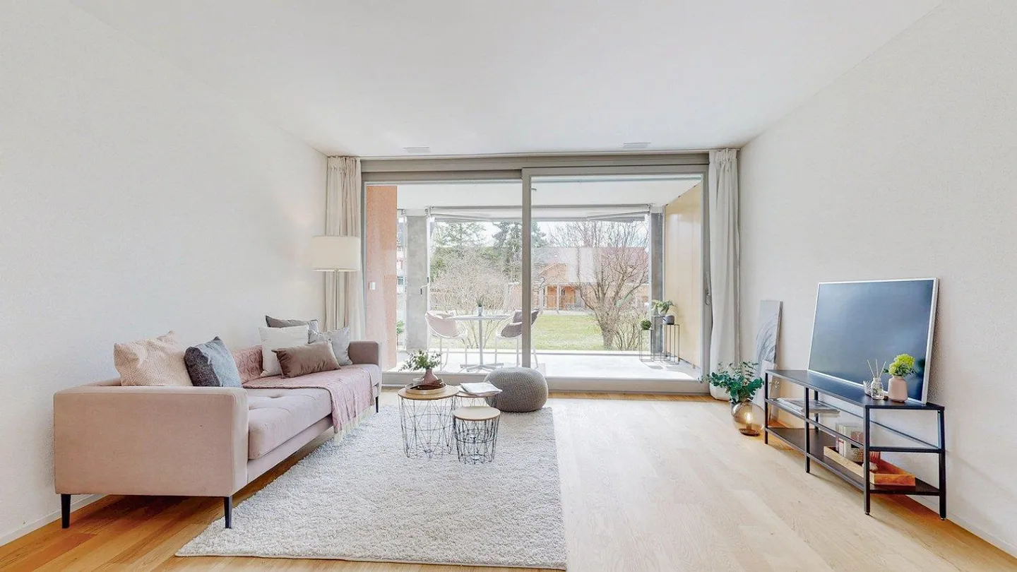 Appartement unique de 3,5 pièces avec terrasse à Laupen - Photo 4 sur 13