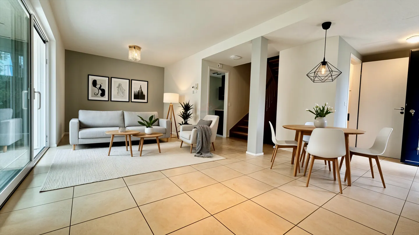 Charmantes halbfreistehendes Haus mit 5 Zimmern und einem schönen privaten Garten - Foto 1 von 7