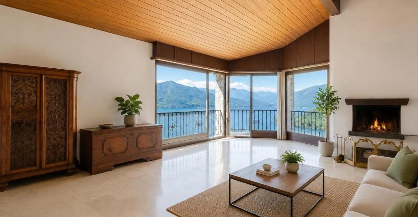 Arogno: character house with lake view, garden and great potential - Photo 1 of 13