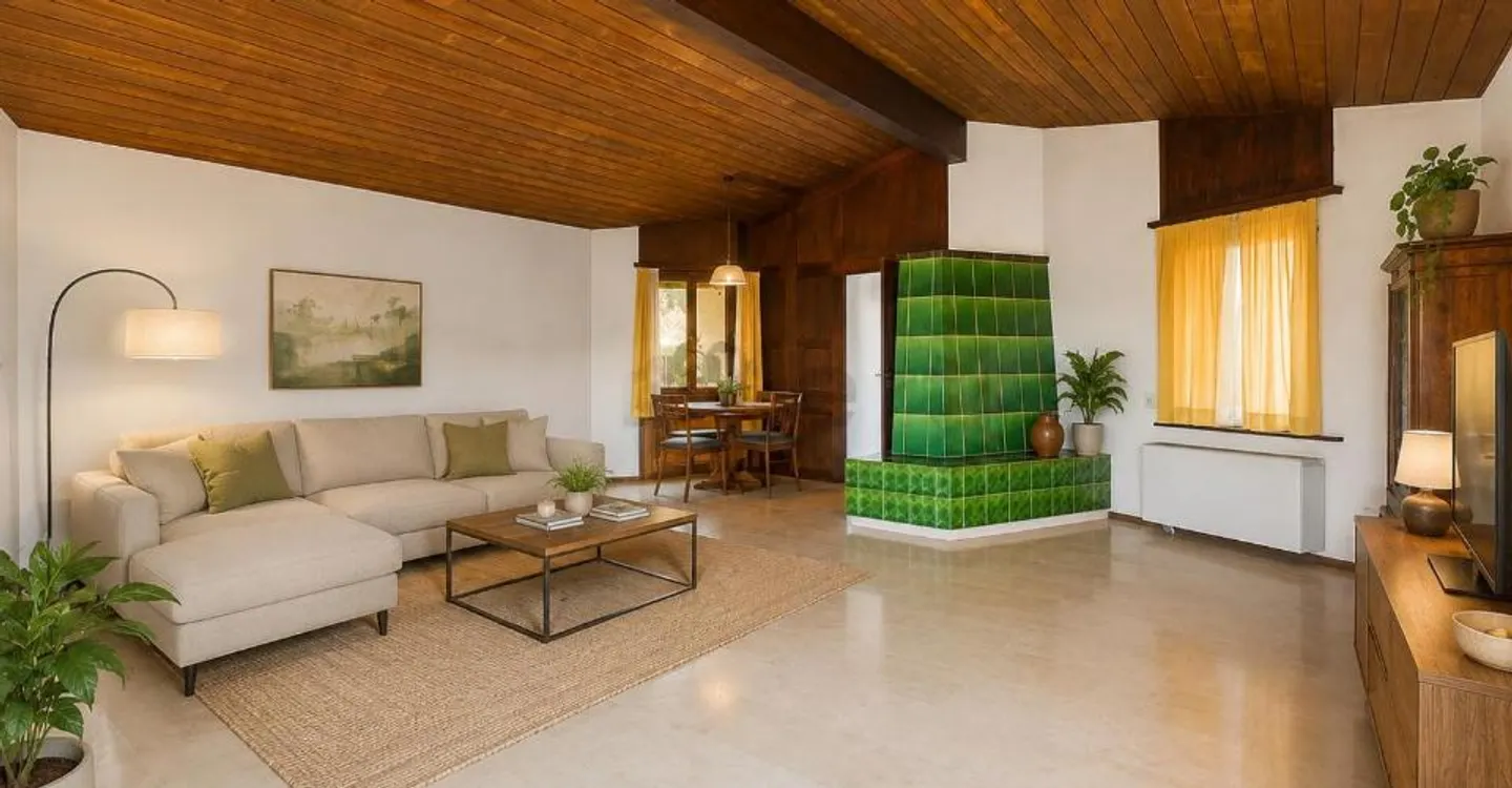 Arogno: character house with lake view, garden and great potential - Photo 4 of 13
