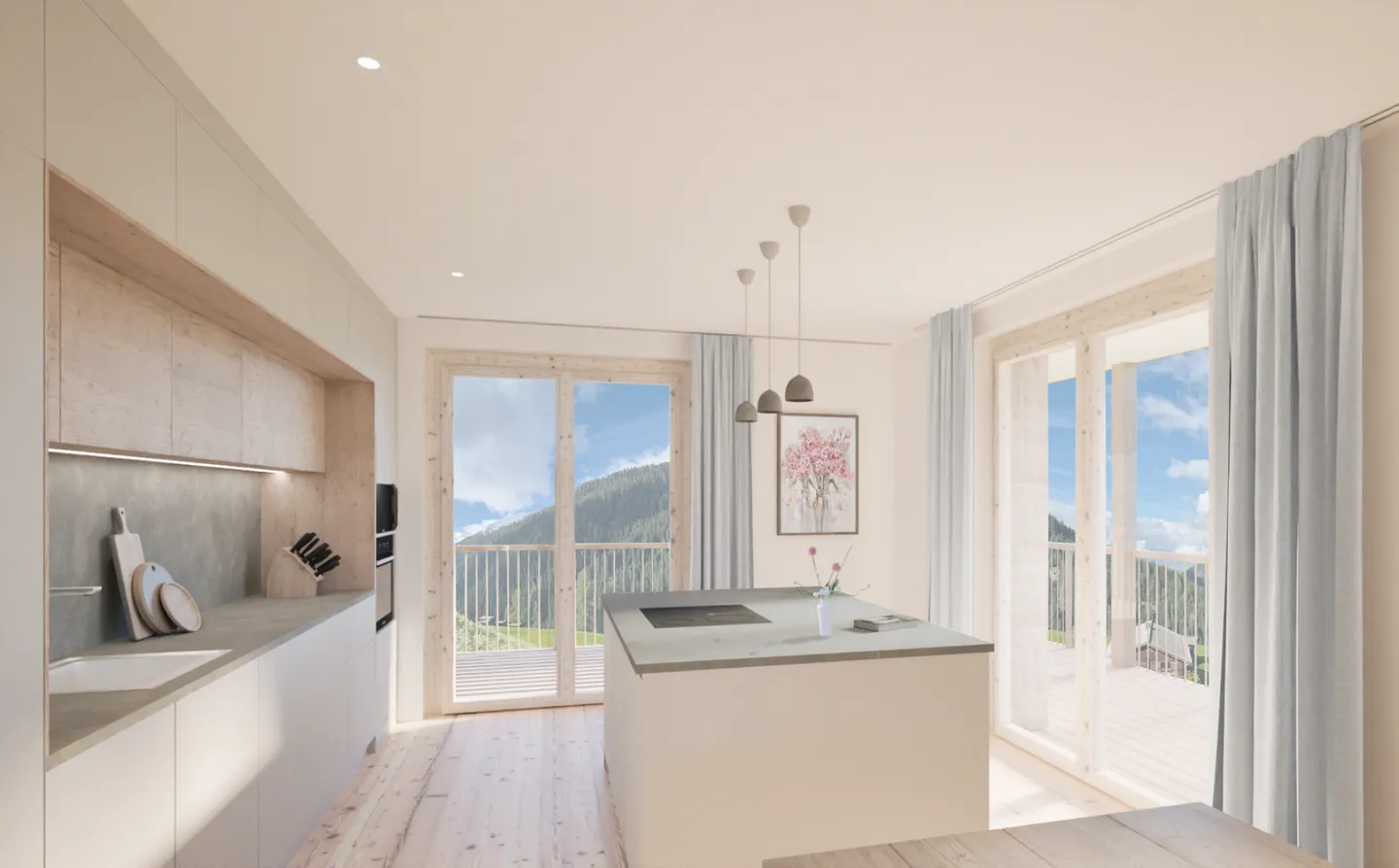 Nuovo edificio residenziale con tre appartamenti di 4,5 stanze - Foto 3 di 7
