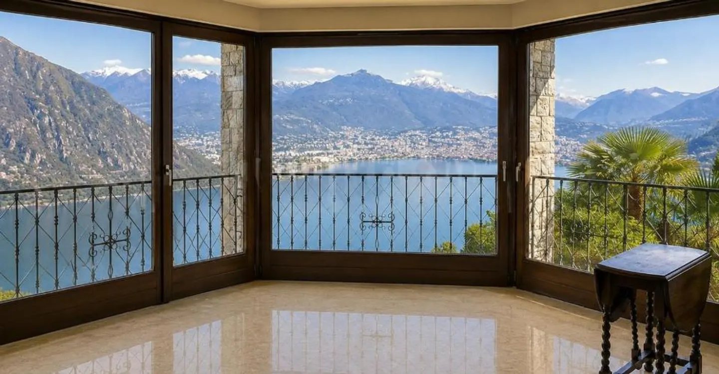 Arogno: character house with lake view, garden and great potential - Photo 6 of 13