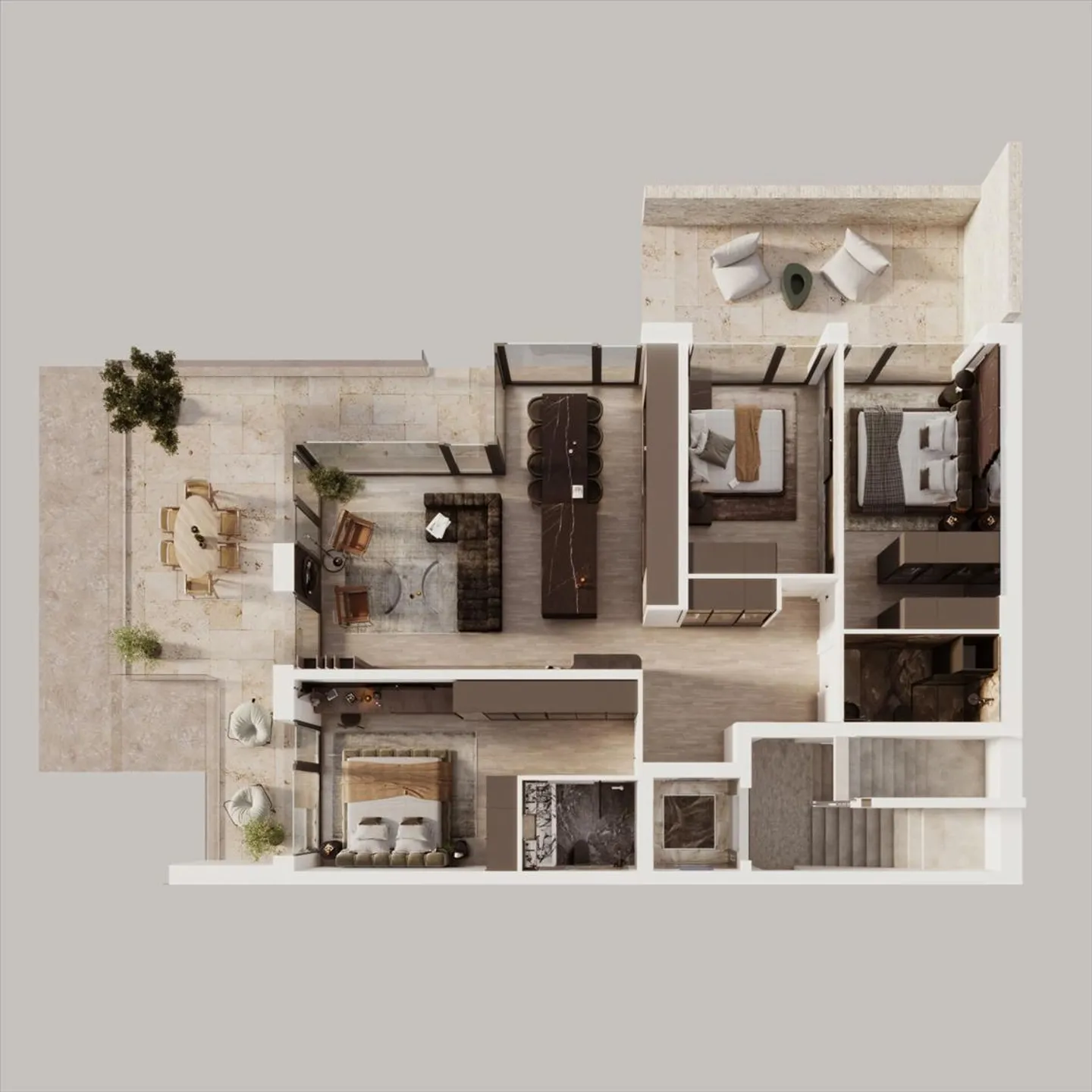 Qualitätswohnung mit atemberaubender Aussicht - Foto 5 von 5