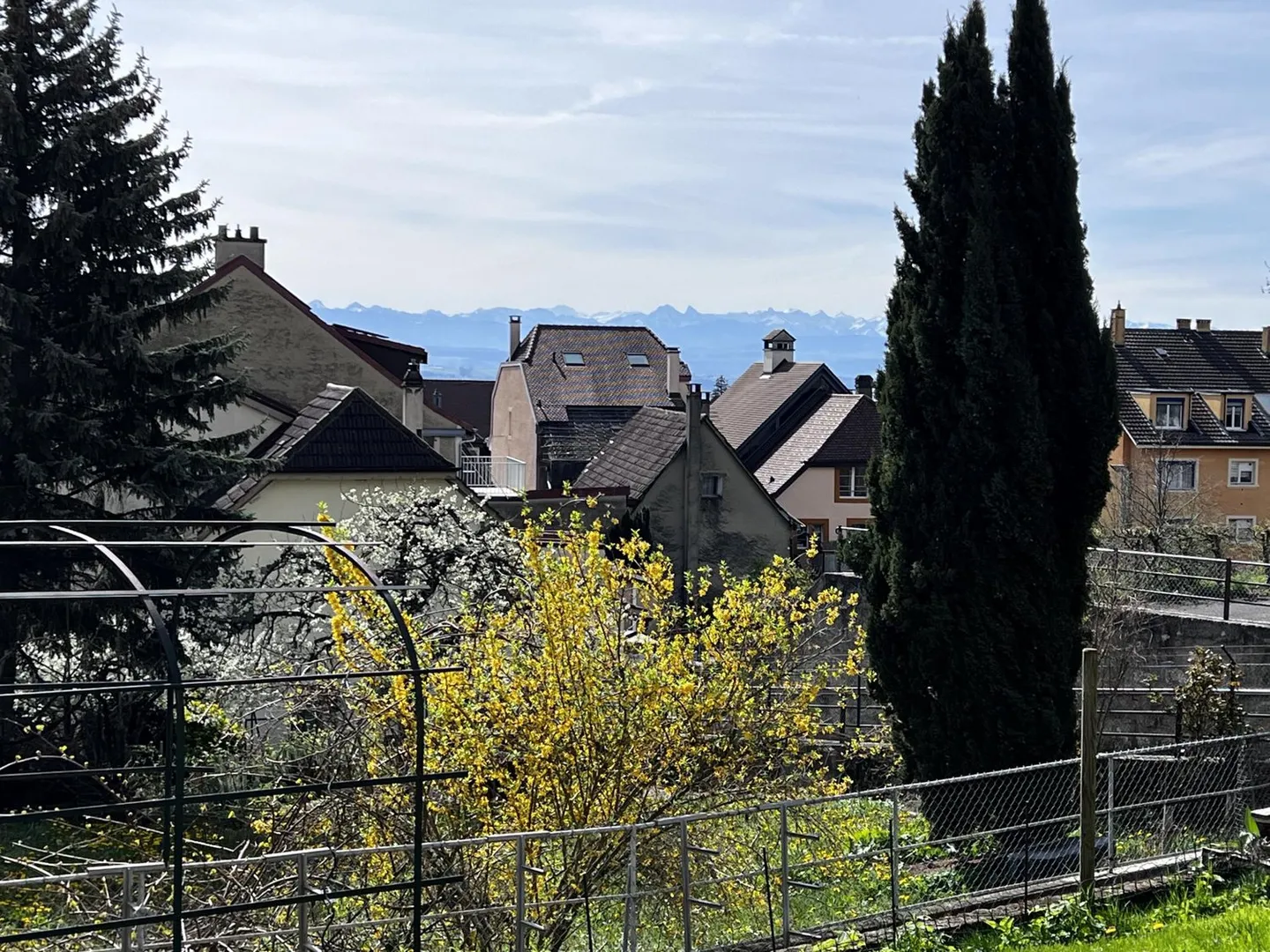 Charmanter sonnendurchfluteter Erdgeschosswohnung mit Blick auf die Alpen. - Foto 6 von 11