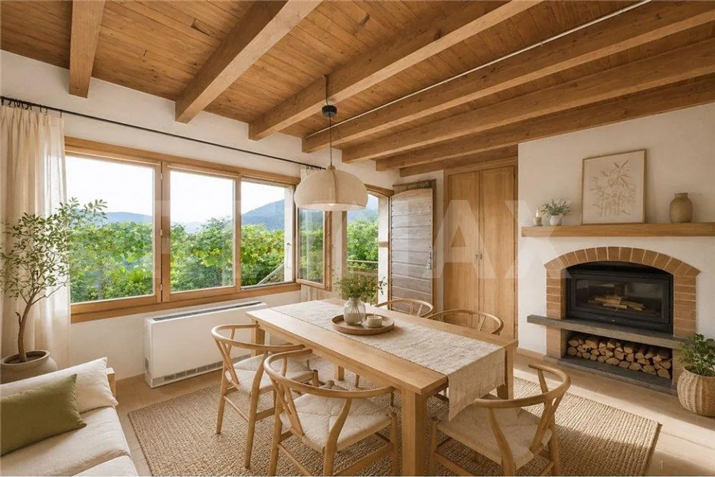 Charmantes Ferienhaus mit schöner Aussicht im Grünen des Malcantone - Foto 4 von 13