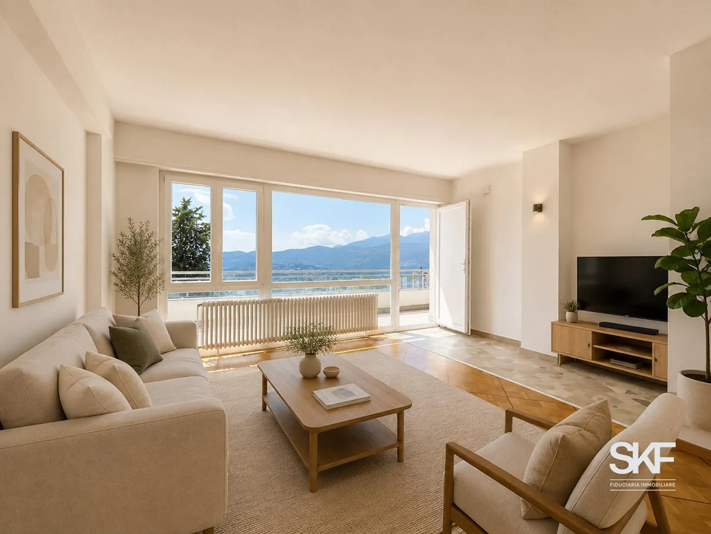 ALDESAGO - FOR RENT BRIGHT 2.5 ROOMS WITH LAKE VIEW - Photo 2 of 9