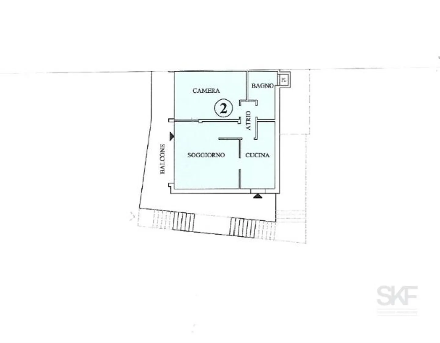 ALDESAGO - FOR RENT BRIGHT 2.5 ROOMS WITH LAKE VIEW - Photo 9 of 9