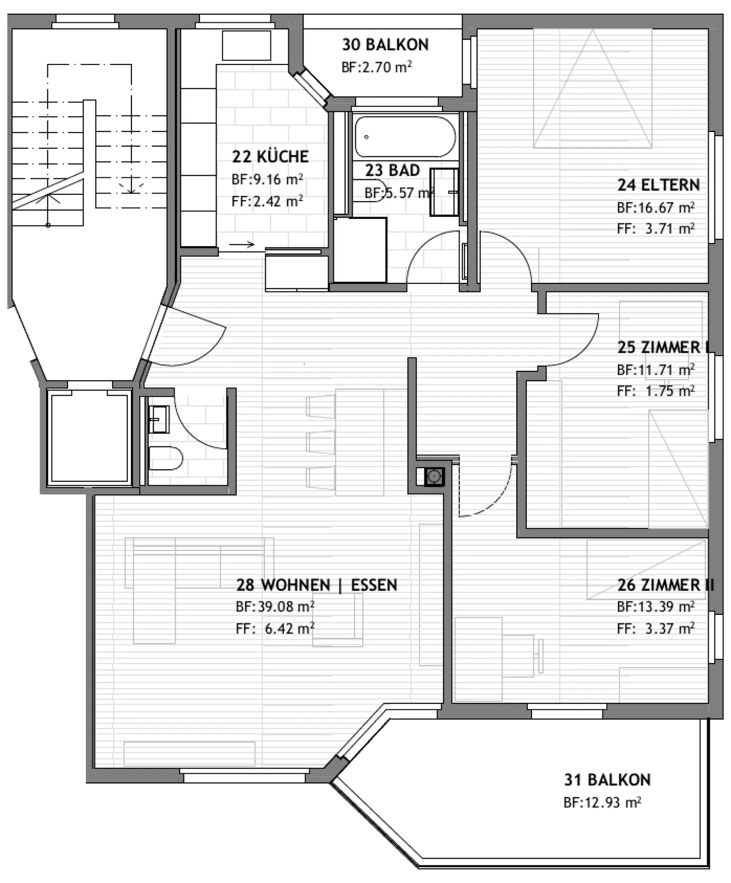 Modernes Apartment in Stansstad - Foto 13 von 13