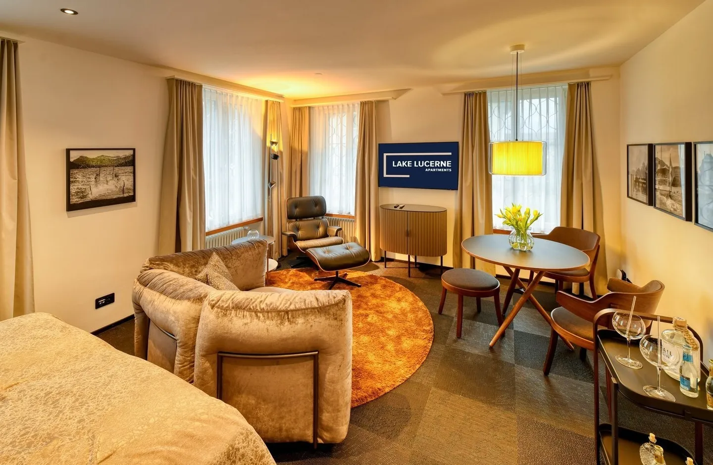 Appartement meublé exclusif dans la Villa Felsenau à Hergiswil au bord du lac - Photo 5 sur 16