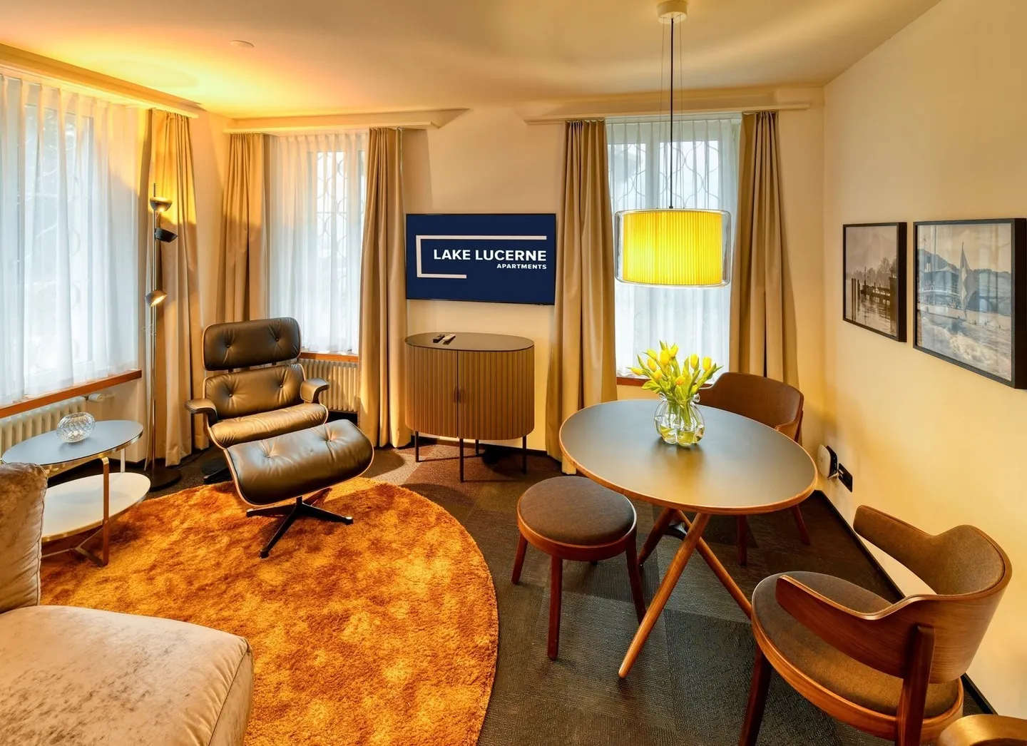 Appartement meublé exclusif dans la Villa Felsenau à Hergiswil au bord du lac - Photo 6 sur 16