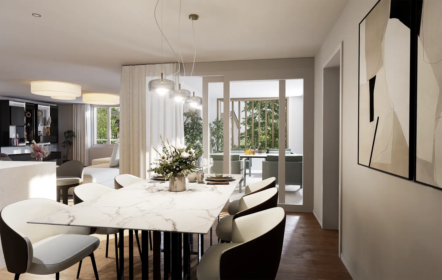 Modernes Wohnerlebnis: Grosszügige Wohnung für die ganze Familie - Foto 1 von 7