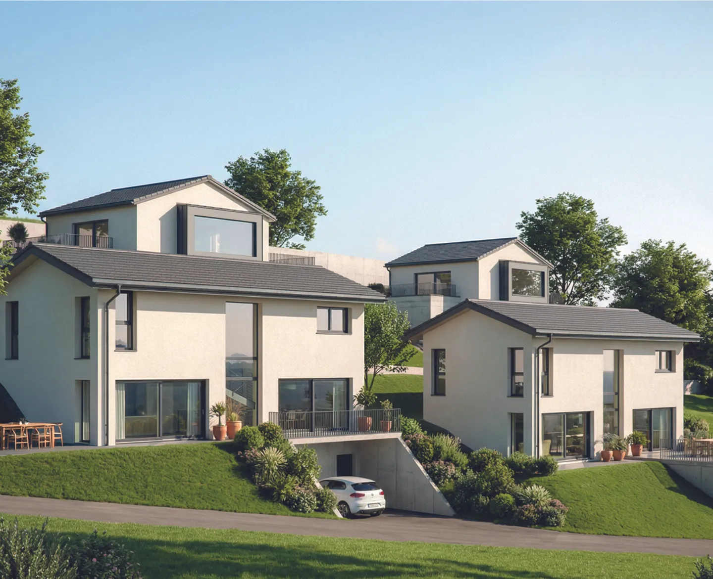 CHAMPLAN | 2 VILLE INDIVIDUALI DI 5.5 p - Foto 1 di 9