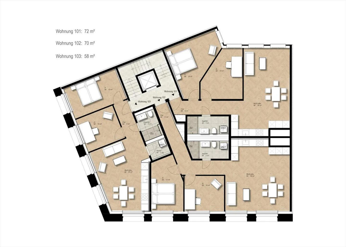 Prima occupazione - Vita elegante, centro di Zurigo - 5 unità disponibili - Foto 9 di 9